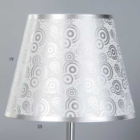Valencia table lamp E27 40W chrome 25x25x42 cm Risalux-3