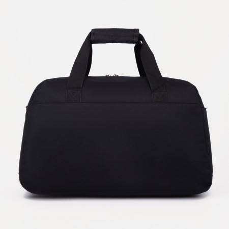 Sports bag with lightning, 2 external pockets, average size, black color-1