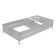 Glocked bed, 295 × 100 × 34 cm, Greengo