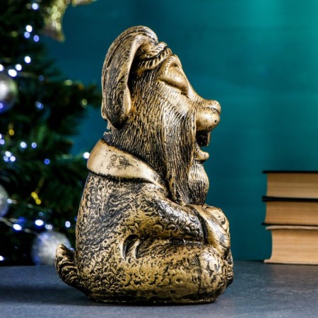 Piggy bank "Rabbit East" bronze, 21x20x31cm-1