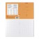 Notebook of 12 sheets in the Erichkrause Neon Classic cage, covered cardboard cover, white offset block 100%, orange