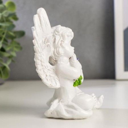 Polystone souvenir "Snowty Angel with Lavender" MIX 11x8x7 cm-2