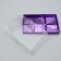 Confectionery box for mousse cakes "Lilac", 27 x 17.8 x 6.5 cm