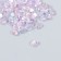 Decor for creativity Plastic "elongated crystal" set of 60 pcs Violet 0.8x0.6 cm