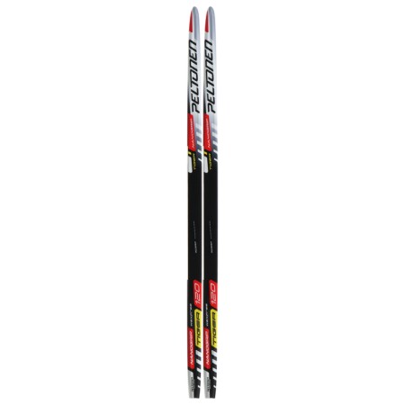 Plastic skis, 120 cm, with a notch, the color of mix-16