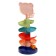 Developing pyramid "get into the basket", 6 elements, color mix
