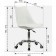 A chair for the operator Brabix Eames MG-310 Ch, chrome, white plastic, eco-leather white