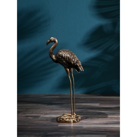Form "Flamingo", polystone, 82 cm, color gold-1