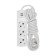 Extension cord Premium 3 nests, 5m, 3x1.5mm², s/h, 2 usb, white rexant