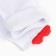 Women's socks, white/heart, size 35-37