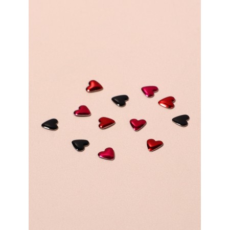 Decorative elements for decor, voluminous, 12 cells, black/pink/red color-6