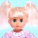 Classic "Little Lady" doll in a dress, mix