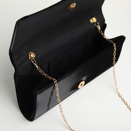 Female bag on a magnet, black color-4