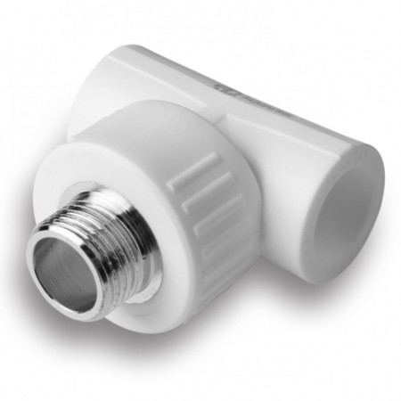 Combined Aqualink, polypropylene tee, d = 32 mm x 3/4 ", external thread-2