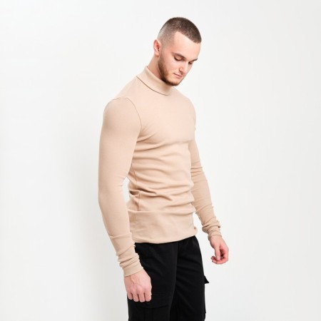 Male turtleneck, beige color, size 48-3