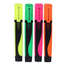 A set of markers-textbooks, 4 colors, 4.0 mm, triangular, rubberized housing