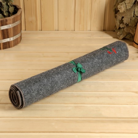 Stear for the bath "Bath Paradise", felt, gray, 180x60cm-1