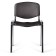 Stool Staff ISO PLAST CF-009, chrome frame, black plastic