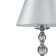 Luminaire desktop Indigo, 13011/1t Chrome. 1x60W, E27, 250x250x440 mm, white color