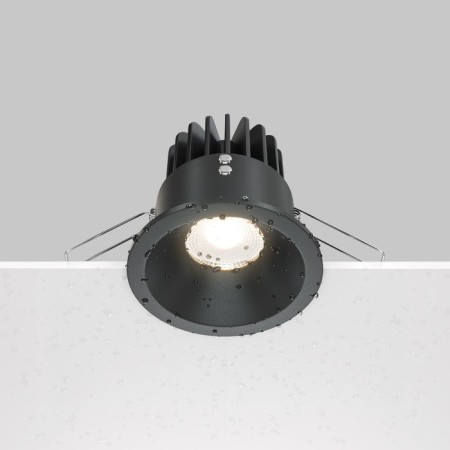 The built-in lamp Technical DL034-L12W3K-D-B, LED, 12 W, 85x85x85 mm, 890 lm, 3000k, black-3