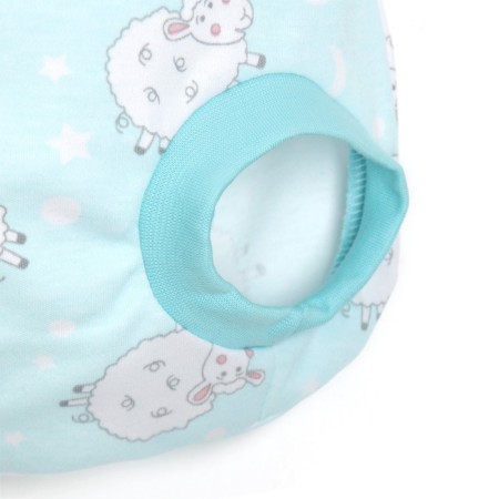 A set for a boy (T-shirt/panties per diaper), blue/sheep color, height 68-74 cm-2