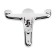 Everest bath mixer B30-028, single-leaf, with a shower set, pouring 138 mm, chrome