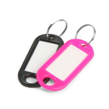 Tag for keys allur, plastic, color mix-5