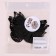 Set for decorating "Butterflies", 12 pieces, black color