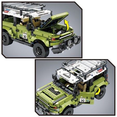 The designer inertial “SUV”, collectible model, 696 parts-2