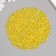 Beads for creativity Plastic "Rhombus Crystal Holography" Yellow "set 20 grams 0.4x0.4 cm