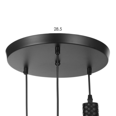 Lamp "Skin" 3he27 40W black 30x30x16-60cm-3