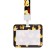 Badge horizontal, external, 100 x 80mm, internal 52 x 82mm, tape 42 cm, lazy