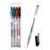 A set of gel pens, 4 colors: blue, black, red, green