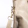 Zipper bag with lightning, beige color