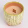 A candle made of soy wax in the kashpo "Patterns with legs", 9x8.5 cm, mix