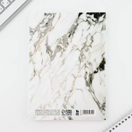 Diary A5+, 100 l. Soft region. Soft-Tach "Marble"-5