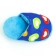 Toy for dogs "slippers", 15 cm, blue with hearts