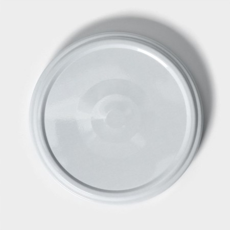 Canning cover, TO-82 mm, set 750 pieces, metal, white color-1