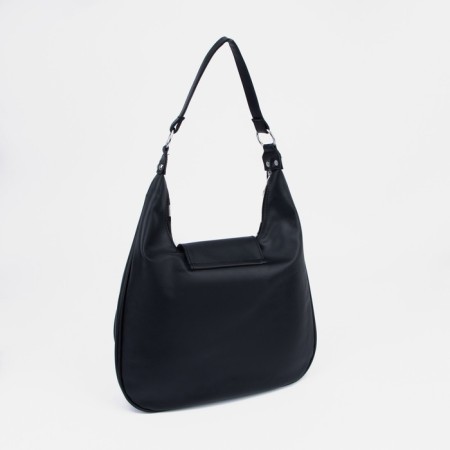 Bag-hobo with lightning, black/white color-1