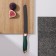 Knife Bread share "Esiralda", bread, blade 19.5 cm, green color