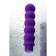 Unrealistic vibrator Toyfa A-Toys, silicone, purple color, 17 cm