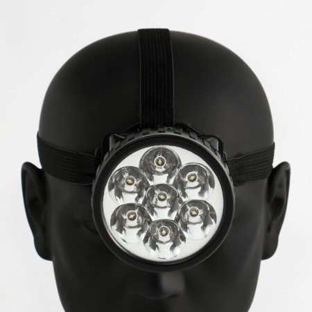The flashlight "Master K.", 7 Led, 1 mode, 7.5 x 6.3 cm, 3 aa
