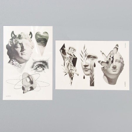 Set for creativity "Sculpture", translated tattoos, 2 sheets-5