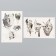 Set for creativity "Sculpture", translated tattoos, 2 sheets
