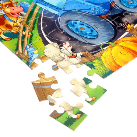 Puzzles "Funny Tractor No. 8", 104 elements-2