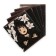 Notebook of 48 sheets in the cage "charming and gloomy", covered cardboard, selective varnish, fields, block 60g/m2, mix, 5 types