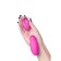 VIBROYAICO with pulsating balls Jos Circly, silicone, pink, 9 cm