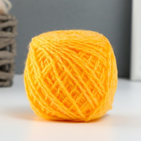Acryl yarn 100% acrylic, 100m/40 ± 5 g (yellow)