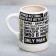 Ceramic beer mug with an opener "Real Man", 600 ml