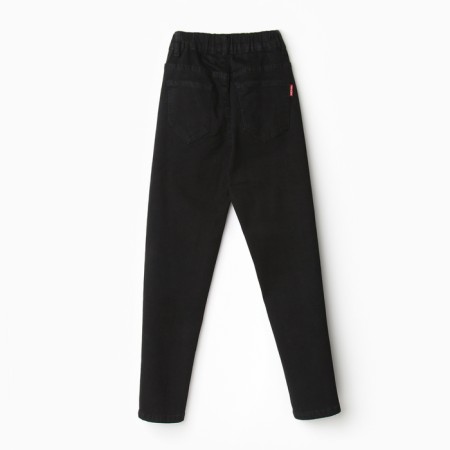 Jeans for girls, black color, height 104 cm-4